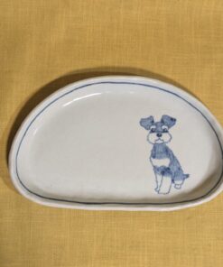 半月皿 シュナウザー