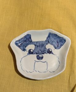 顔皿　シュナウザー