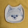 顔皿　ポメラニアン