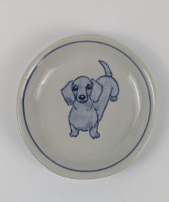 豆皿　ダックス茶