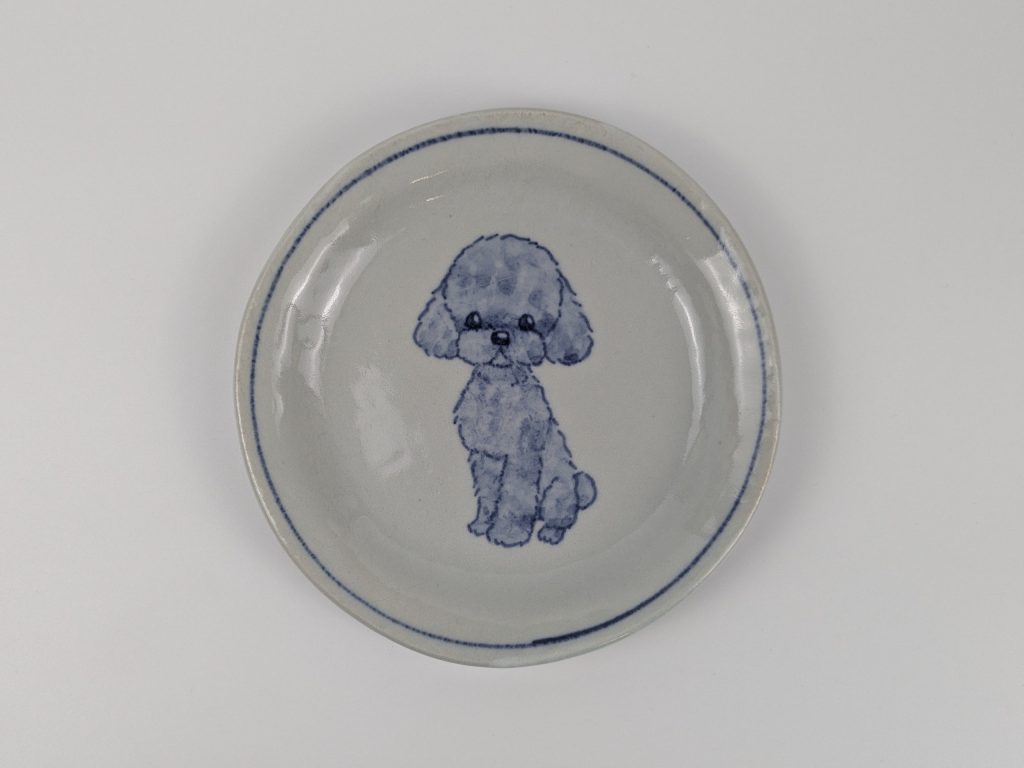 16cm皿 トイプードル