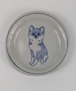 16cm皿　柴犬