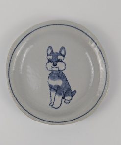 16㎝皿 立ち耳シュナウザー