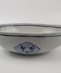 だ円鉢　ダックスフンド 茶 - 画像 (3)