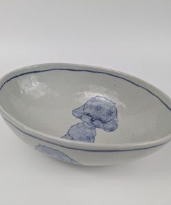 だ円鉢　トイプードル