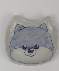 顔皿　ポメラニアン
