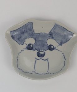 顔皿　シュナウザー