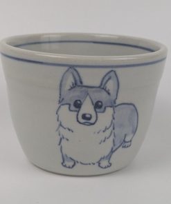 蕎麦猪口　コーギー