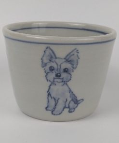 蕎麦猪口　ヨークシャーテリア