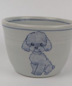 蕎麦猪口　トイプードル