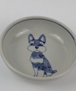 小平鉢 立ち耳シュナウザー