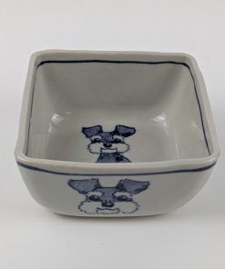 四角鉢(小) シュナウザー