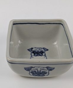 四角鉢(小) パグ