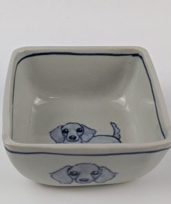 四角鉢(小) ダックス茶