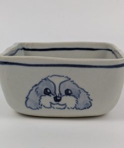 Alternative view of 四角鉢(小)　シーズー