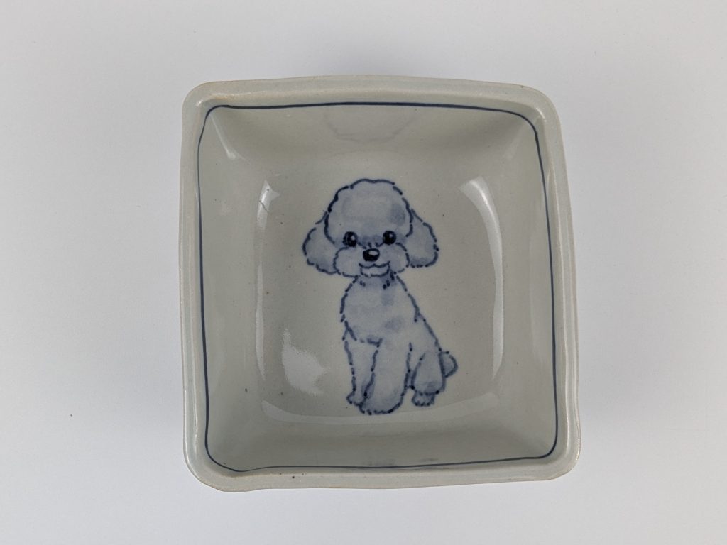 四角鉢(小) トイプードル - 画像 (3)