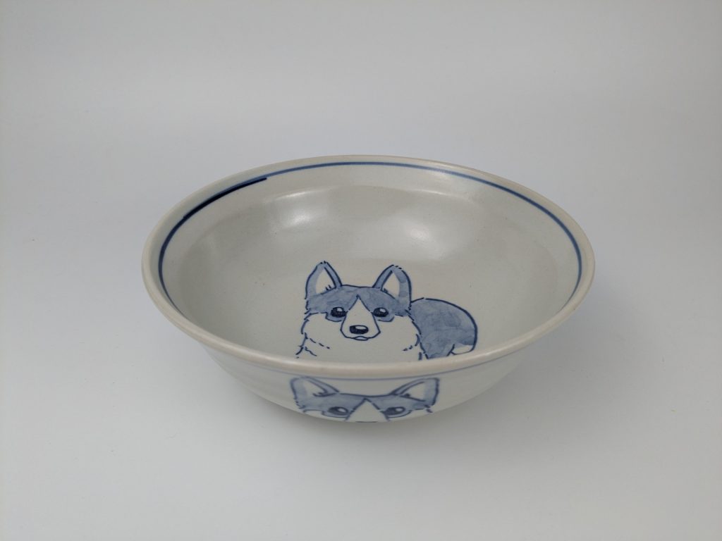スープ碗 コーギー