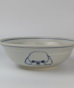 Alternative view of スープ碗　トイプードル白