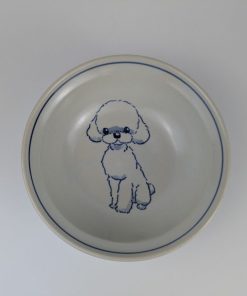 スープ碗 トイプードル白 - 画像 (3)